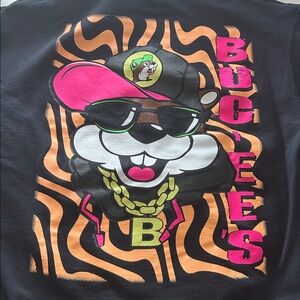 Buc-ee’s black hoodie, size medium